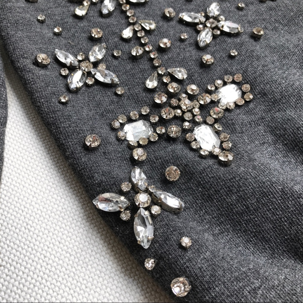 Hemant & Nandita Embellishments Grey Sweatshirt  - Picture 7 of 7